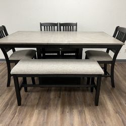 Counter Height Kitchen Table Set 