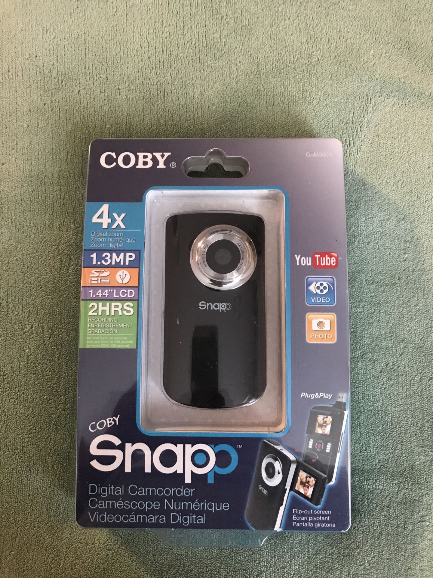 COBY SNAPP DIGITAL CAMCORDER