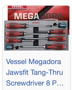Vessel Screwdriver Set Minus 1x75