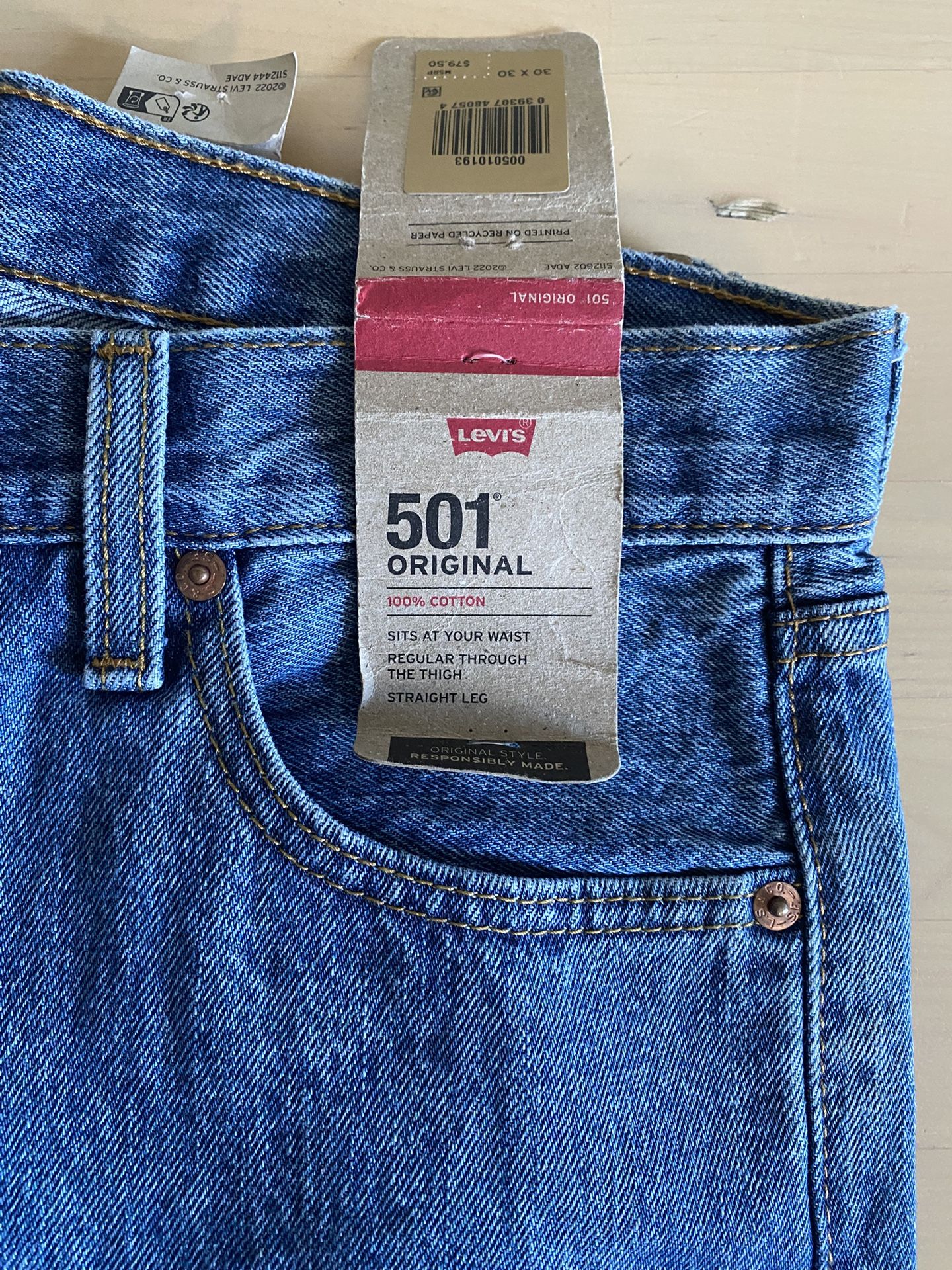 Levis 501s Mems 30/30 