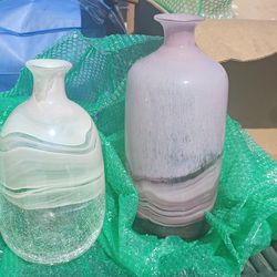Glass Blown Vases