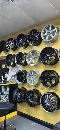 COMPACT CAR WHEELS AND TIRES $10 DOWN