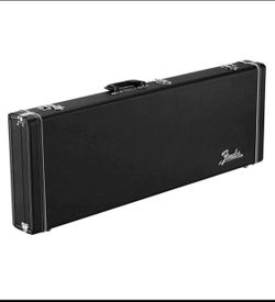 OBO Rock On! New Fender Classic Series Wood Case, Stratocaster/Telecaster, Black