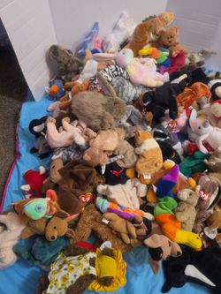 🧸🔥 HUGE TY Beanie Baby Collectible Plush LOT – 126 PCS! 🔥🧸
