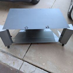 Black TV Stand 3 Tier