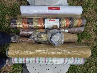 Ribbons And Boards For Making Wreaths 