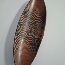 vintage wooden serving tray 