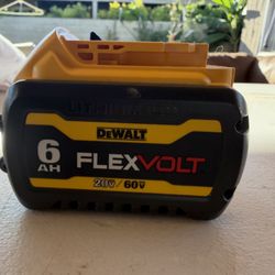 Dewalt FlexVolt 6AH 20 V 60 V