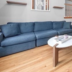Modmax Living set Modular Next-Gen Nuvella™ Performance Fabric Sofa