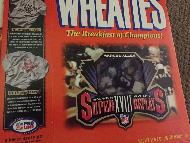 Wheaties boxes, flatten. 3- Hologram s