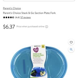 Stack & Go Section Plate & Fork Set