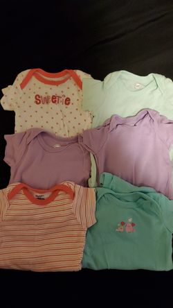 3-6 mo onsies 5 bucks