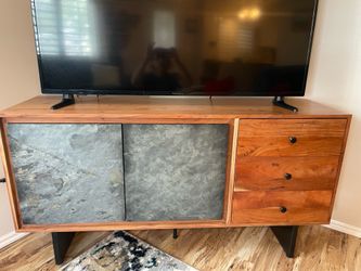Solid Wood Media Console/TV Stand