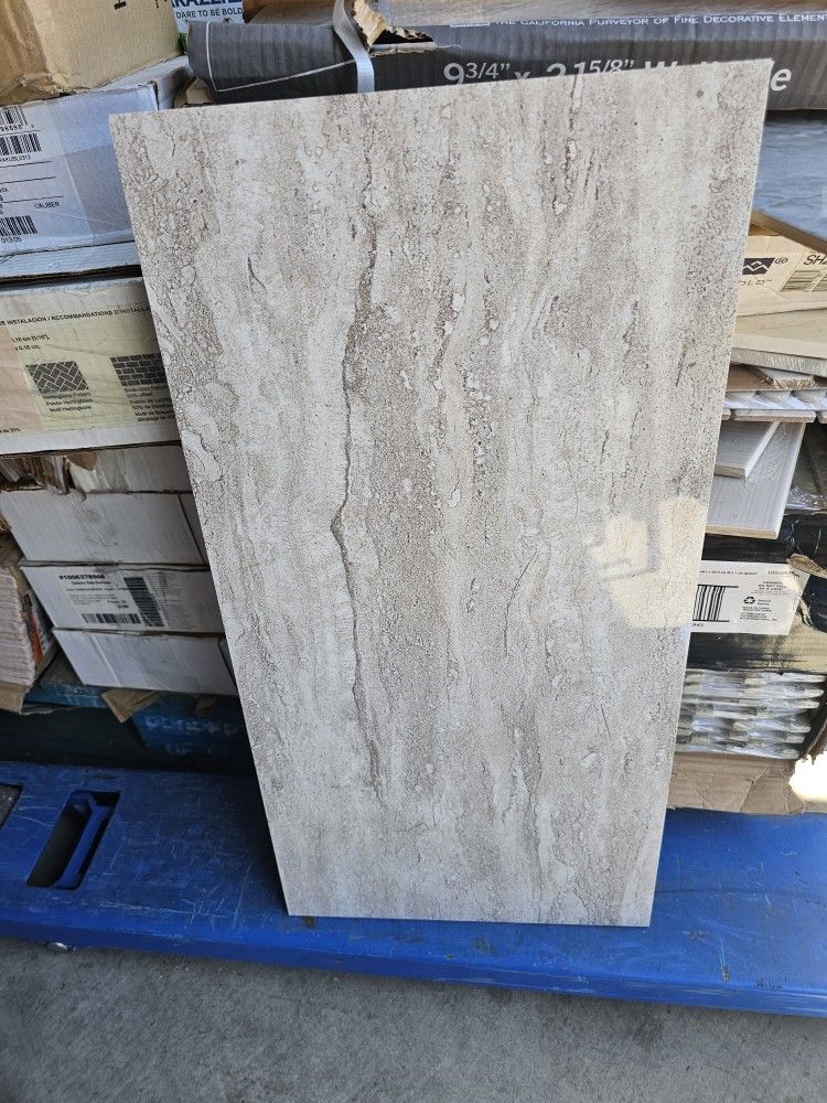MSINyon Gray 12 in. x 24 in. Polished Porcelain Floor and Wall Tile 16sq Ft/ Case