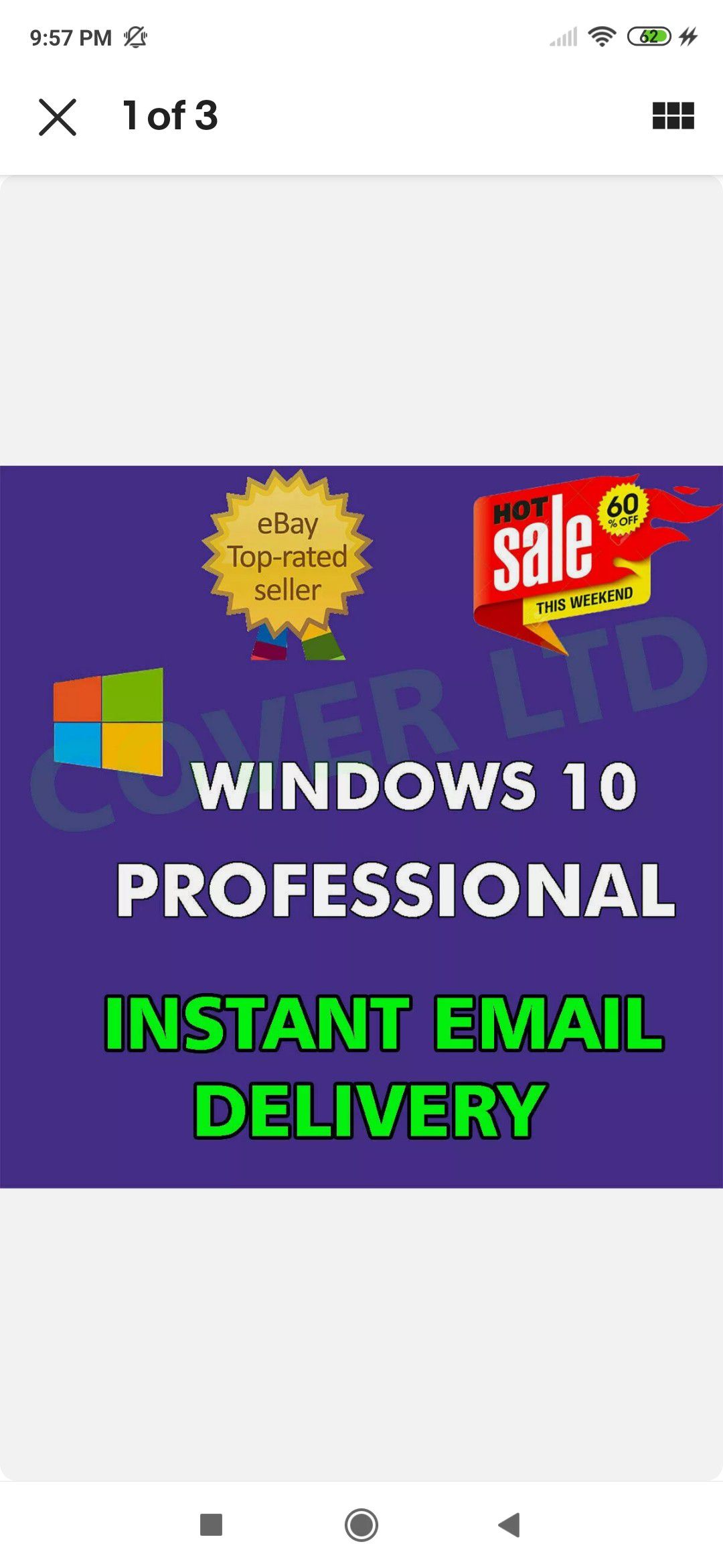 🔑 WINDOWS 10 PRO PROFESSIONAL GENUINE LICENSE KEY 🔑 INSTANT DELIVERY 🔑,