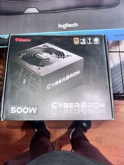 CYBERBRON 500 Watt 80 PLUS Bronze Non-Modular Power Supply