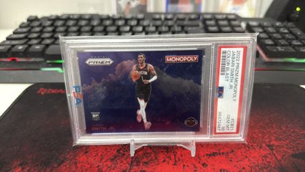 2022 Prizm Monopoly Jabari Smith Jr Color Blast PSA10