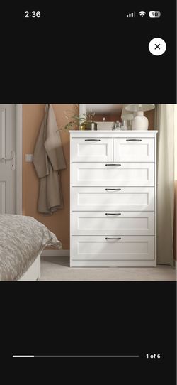 IKEA  Songesand 6 drawer Dresser