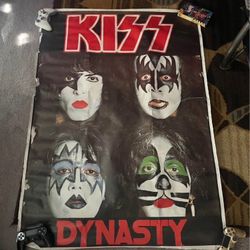 KISS vintage Dynasty Poster