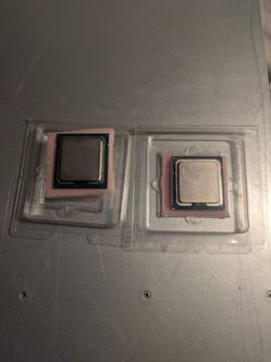 Pair Of Intel CPUs 