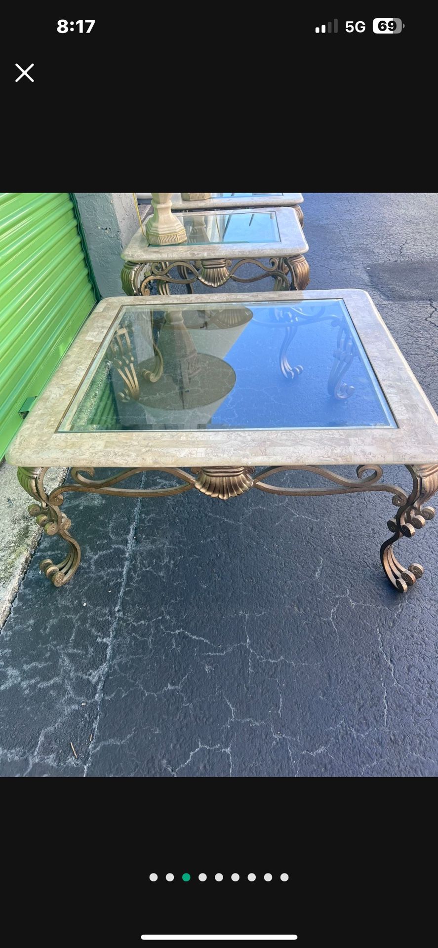 Italian Coffee Table W/matching Side Tables & Tables