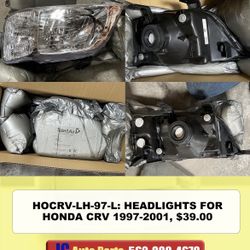 HEADLIGHTS FOR HONDA CRV 1997 1998 1999 2000 2001 ( HOCRV-LH-97-L )