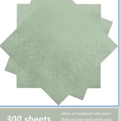 Sage Green Cocktail Napkins