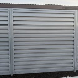Corrugated fence