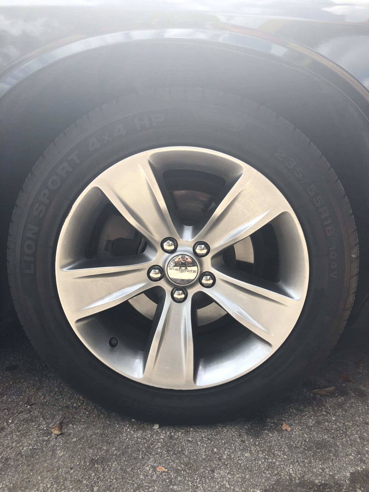 Dodge Challenger factory wheels