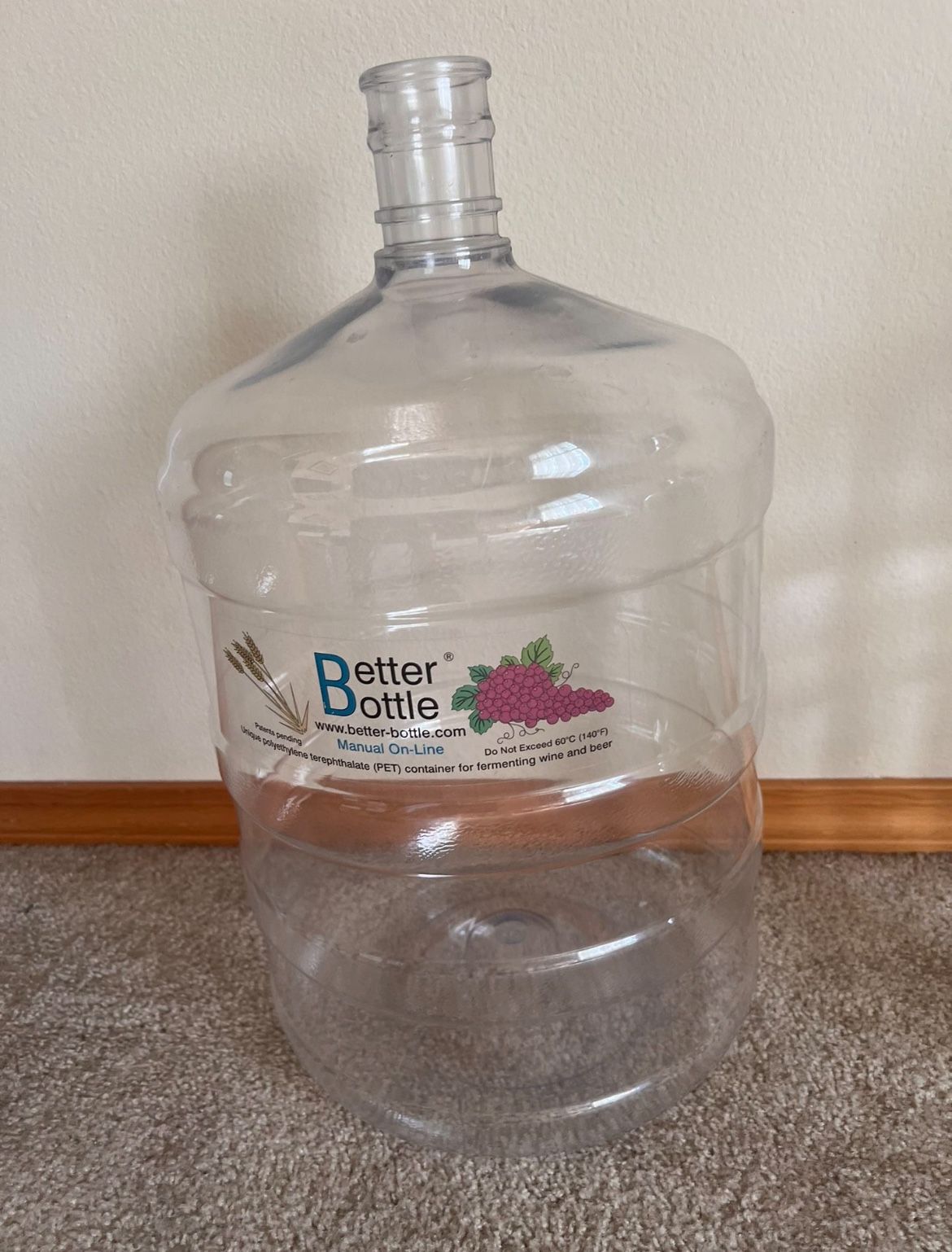 Wine Making Supply 5 Gallon Carboy Fermenting Jug