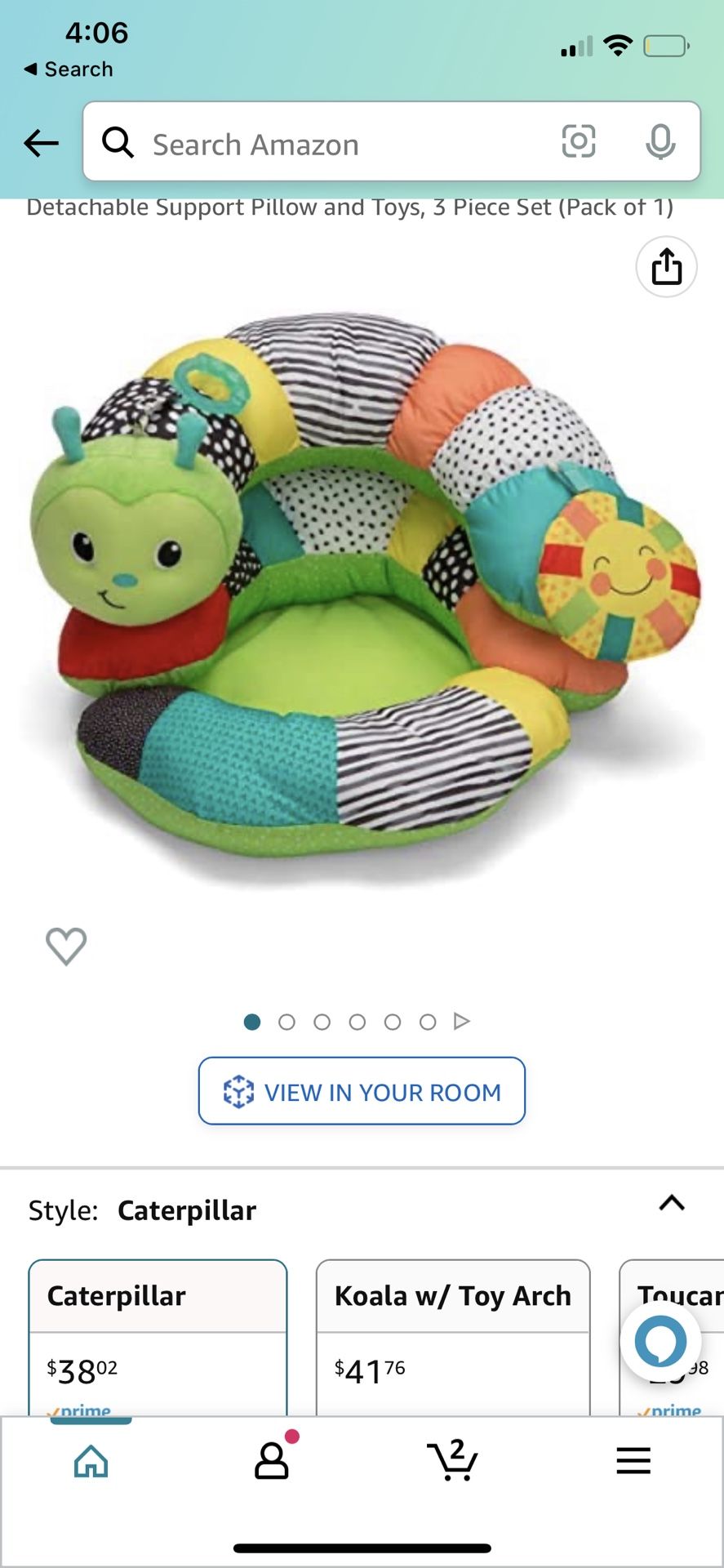 Tummy Time Support Pillow 