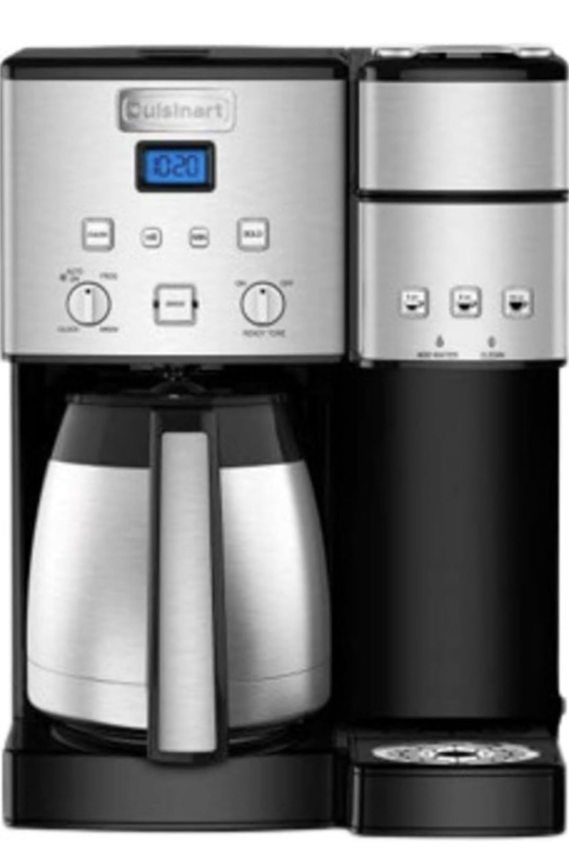 Cuisinart SS 20P1 Coffee Center 10 Cup Thermal Coffeemaker and Single Serve Brewer, Stainless Steel