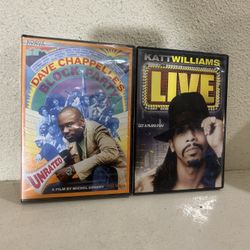 2 Comedy Dvds Chapelle New Sealed Katt Williams Great Condition