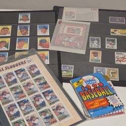 Collection Of Baseball Memorabilia 