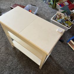 Flip Top Storage End Table 