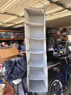 Closet 6 shelf cloth organizer 46” long