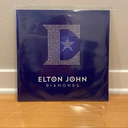 Elton John 2x Lp Vinyl Record “diamonds” Greatest Hits