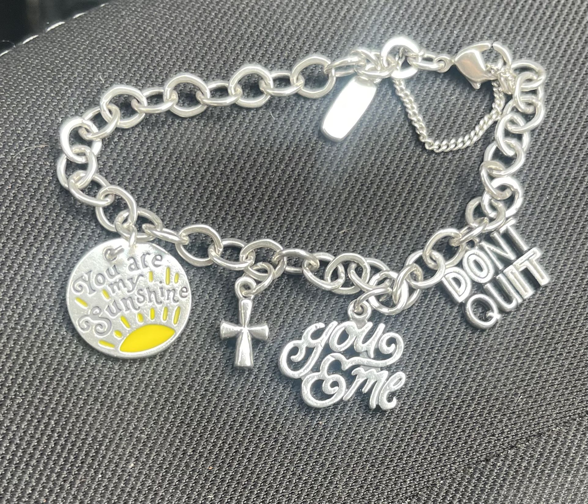 James Avery Charm Bracelet With 4 Charms