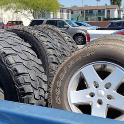 Spare Jeep Wheels And Tires 