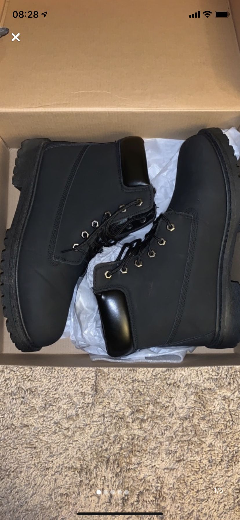 Black boots Men’s 11.5
