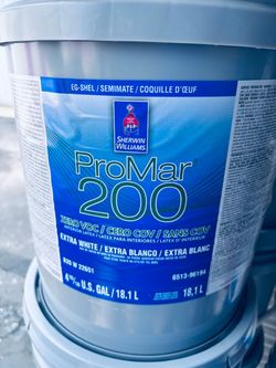 Interior  Eg-Shel Light Beige Paint. 5 Gallons.