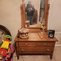 Dresser And Mirror