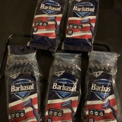 5 Packs Barbasol Disposable Razors 
