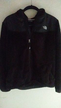 Girls Northface Oso hooded jacket XL 18 black