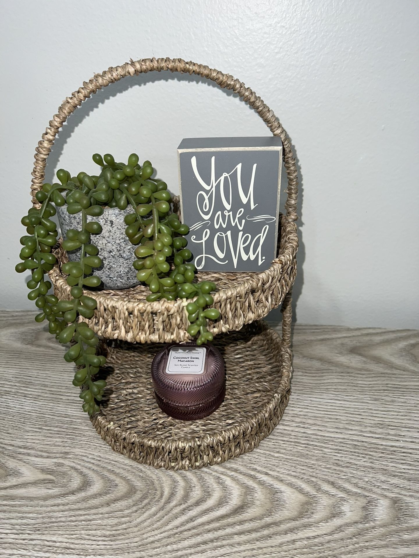 Tiered Stand With Decor