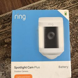 Ring Spotlight Camera New 