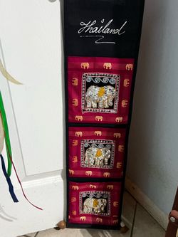Pair of elephant decor from Thailand