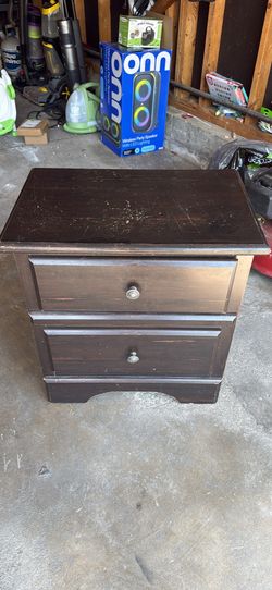 Two drawer side table / nightstand