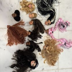 Doll Head Lot
