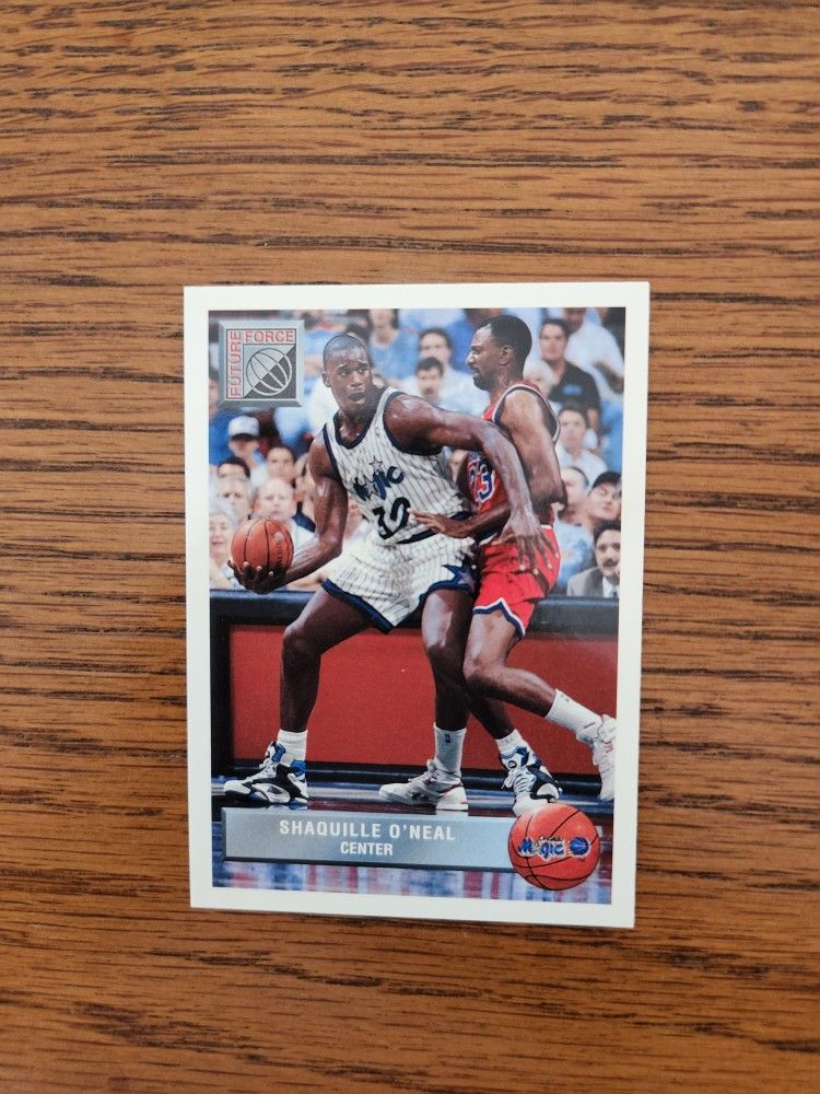 SHAQUILLE O'NEAL ROOKIE CARD. ORLANDO MAGIC, MCDONALDS